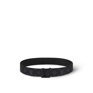 LV Initiales 40mm Matte Black Belt Size 90/36