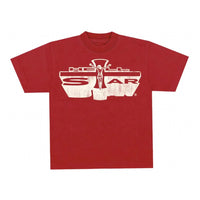 Hellstar Jesus Emblem Tee Blood Red