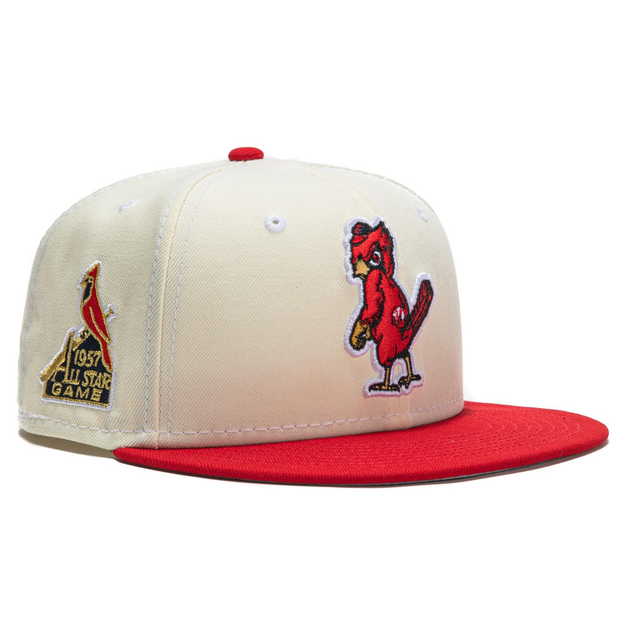 New Era Exclusive 59th White Dome St Louis Cardinals 1957 All Star Game Patch Hat