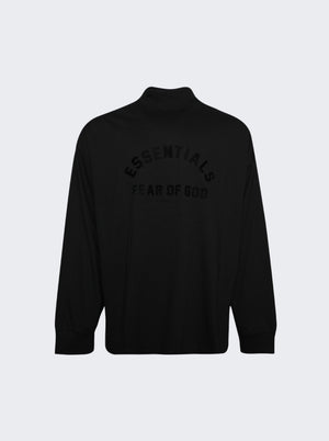 Fear Of God Essentials Long Sleeve Tee Jet Black