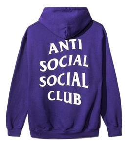 Anti Social Social Club Purple Rain Hoodie