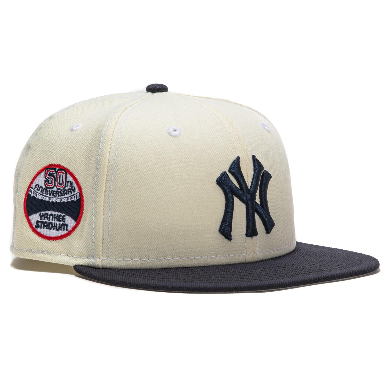 New Era Exclusive 59th White Dome New York Yankees 50th Anniversary Patch Hat
