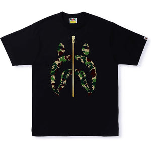 BAPE ABC Camo Shark Tee Black/Green