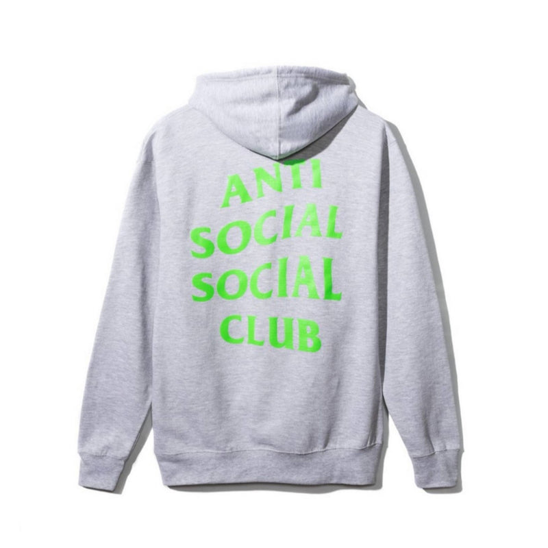 Anti Social Social Club Hunter Zip Up Hoodie Grey