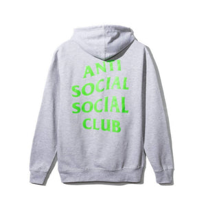 Anti Social Social Club Hunter Zip Up Hoodie Grey
