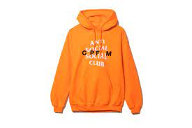 The Cactus Plant Flea Market X Anti Social Social Club Hoodie Orange